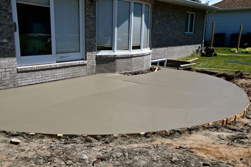 Patio Extension Pouring